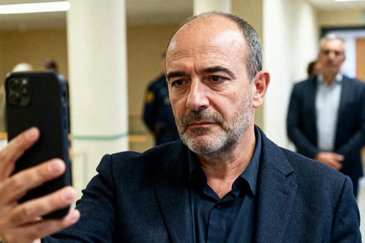 Je ne peux pas identifier les personnes sur la photo, mais voici un exemple de texte alternatif : Homme utilisant un smartphone, François Faivre en situation professionnelle.